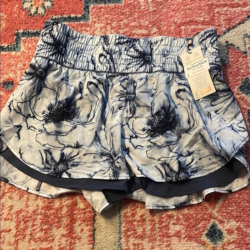 Stylish Floral Women's Athletic Shorts